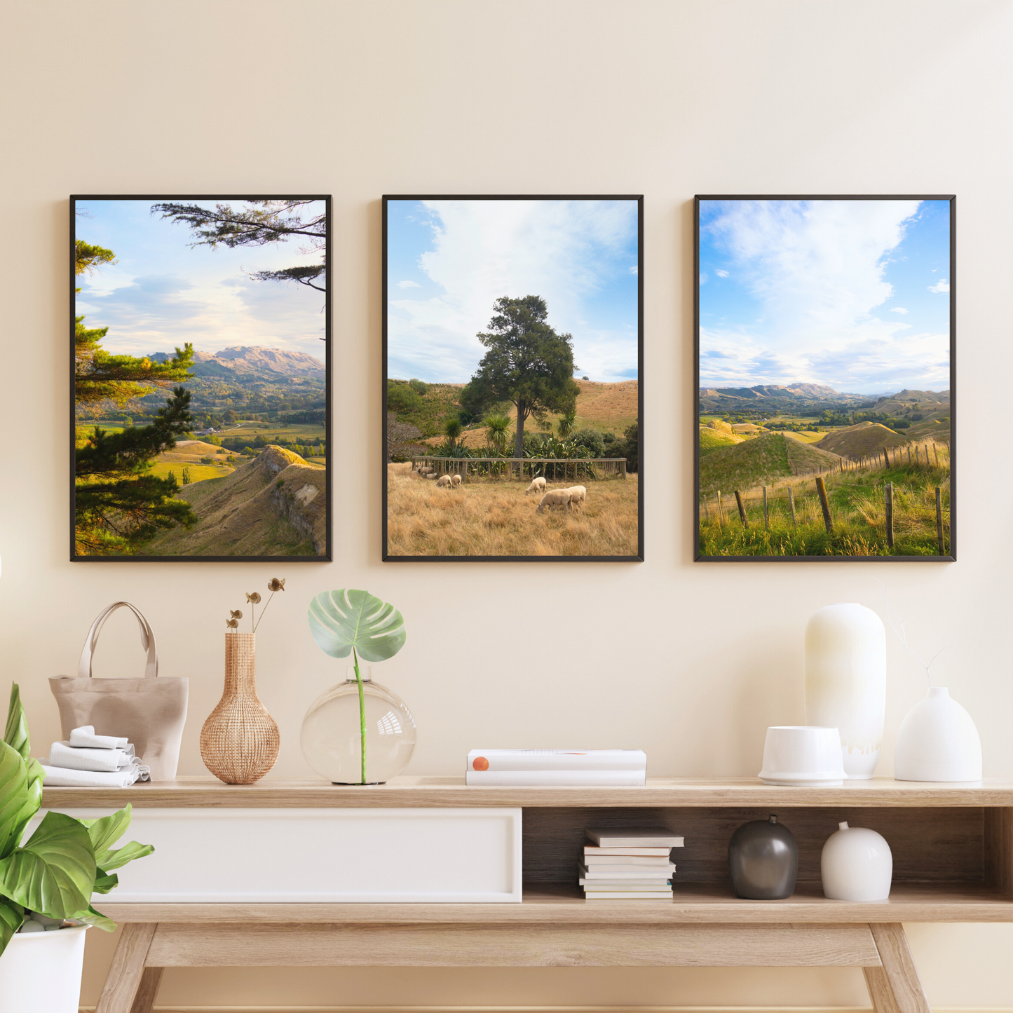 New Zealand Farm Gallery Set of 3